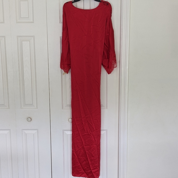 Vintage 1960's Fantasies by Morgan Taylor robe, 100% silk, original Macy tag - Picture 3 of 15